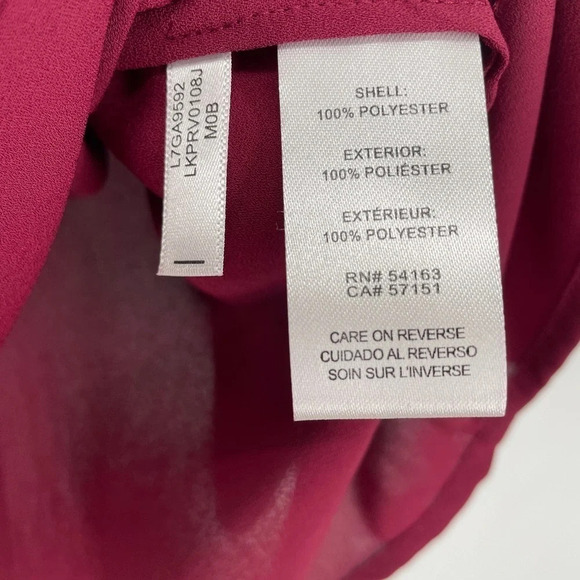 Karl Lagerfeld Paris Women’s Ruffle Detail Delicate Career Blouse Top Size S - Picture 6 of 7